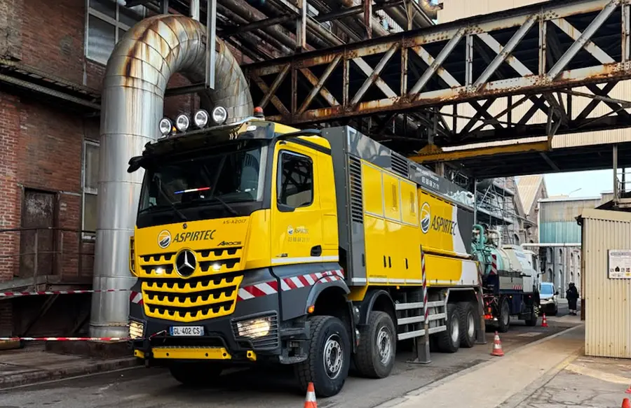 Système d’aspiration industrielle pour anneaux plastique à Chalampé 68490 par ASPIRTEC