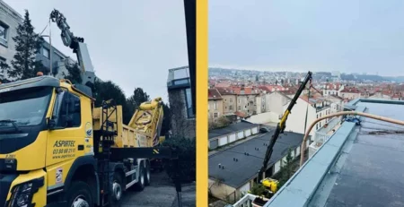 Aspiration de graviers sur toiture à Nancy 54000 par ASPIRTEC