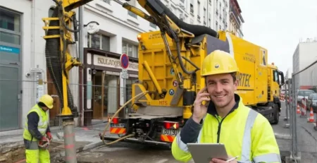 Camion aspiratrice excavatrice ASPIRTEC grande puissance pour terrassement sécurisé
